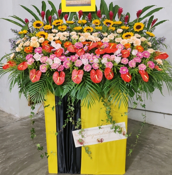 Opening Ceremony 007 Grand Opening Flower Stand Johor Bahru (JB), Malaysia, Ulu Tiram Supplier, Suppliers, Supply, Supplies | HV A Flower House