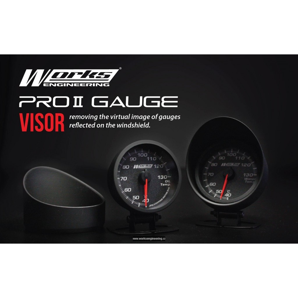 Works Engineering Pro Gauge Visor - 52mm / 60mm