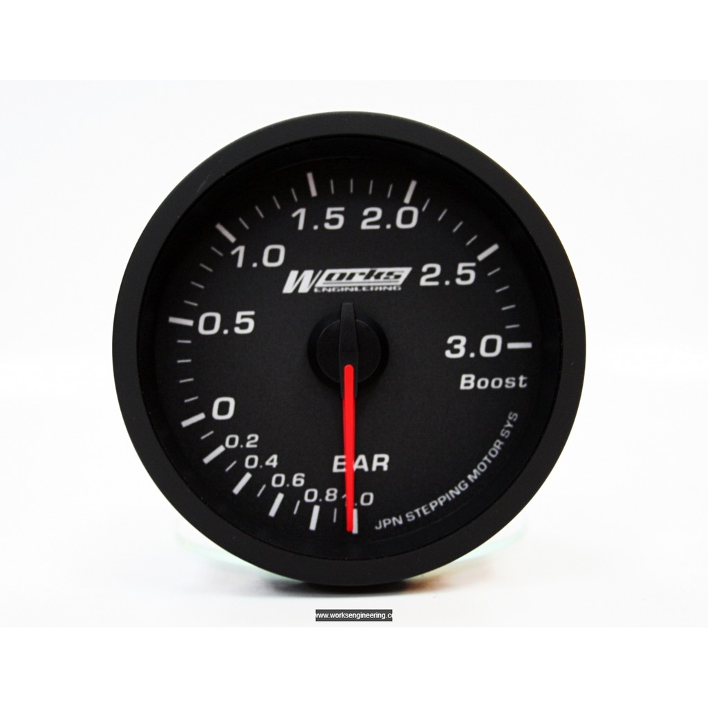 Works Engineering Pro II PLUS Gauge - 3 Bar Boost Gauge