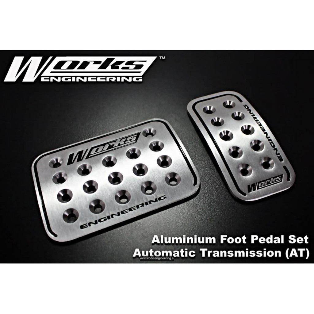 Works Aluminium Foot Pedal Set - Automatic