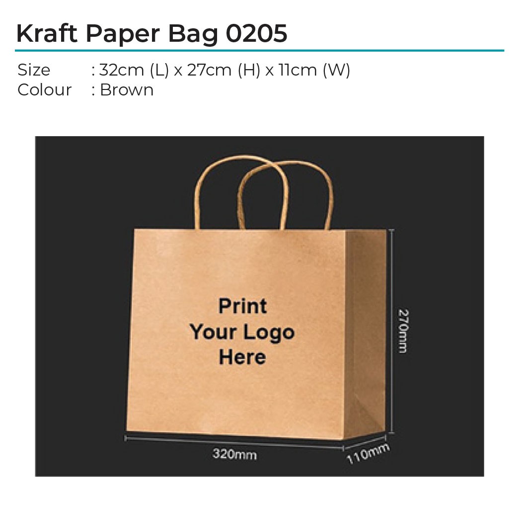Kraft Paper Bag 0205 (WSL)