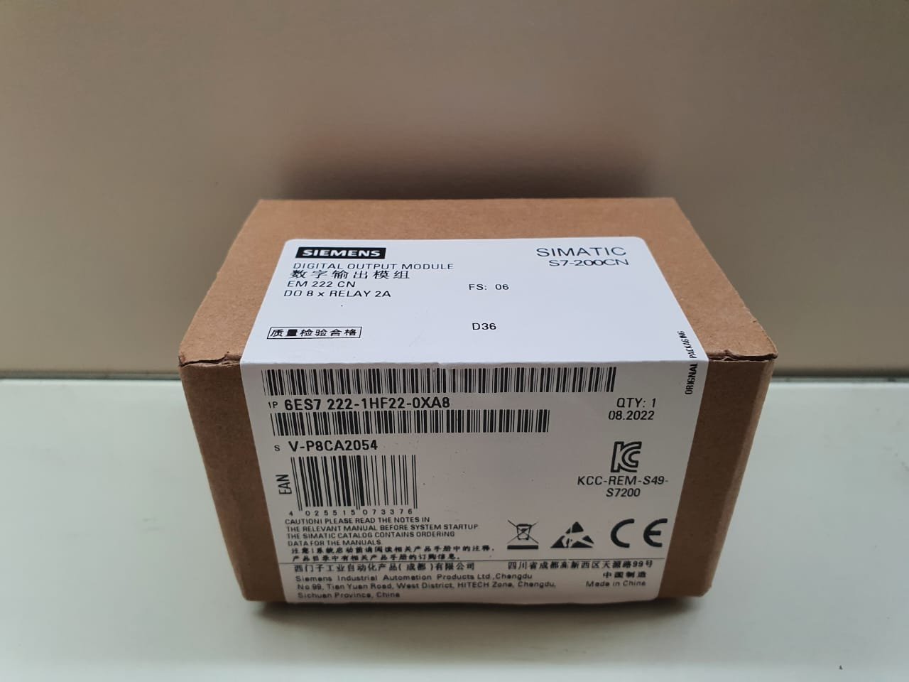 Siemens 6ES7222-1HF22-0XA8 SIMATIC S7-200 Digital output