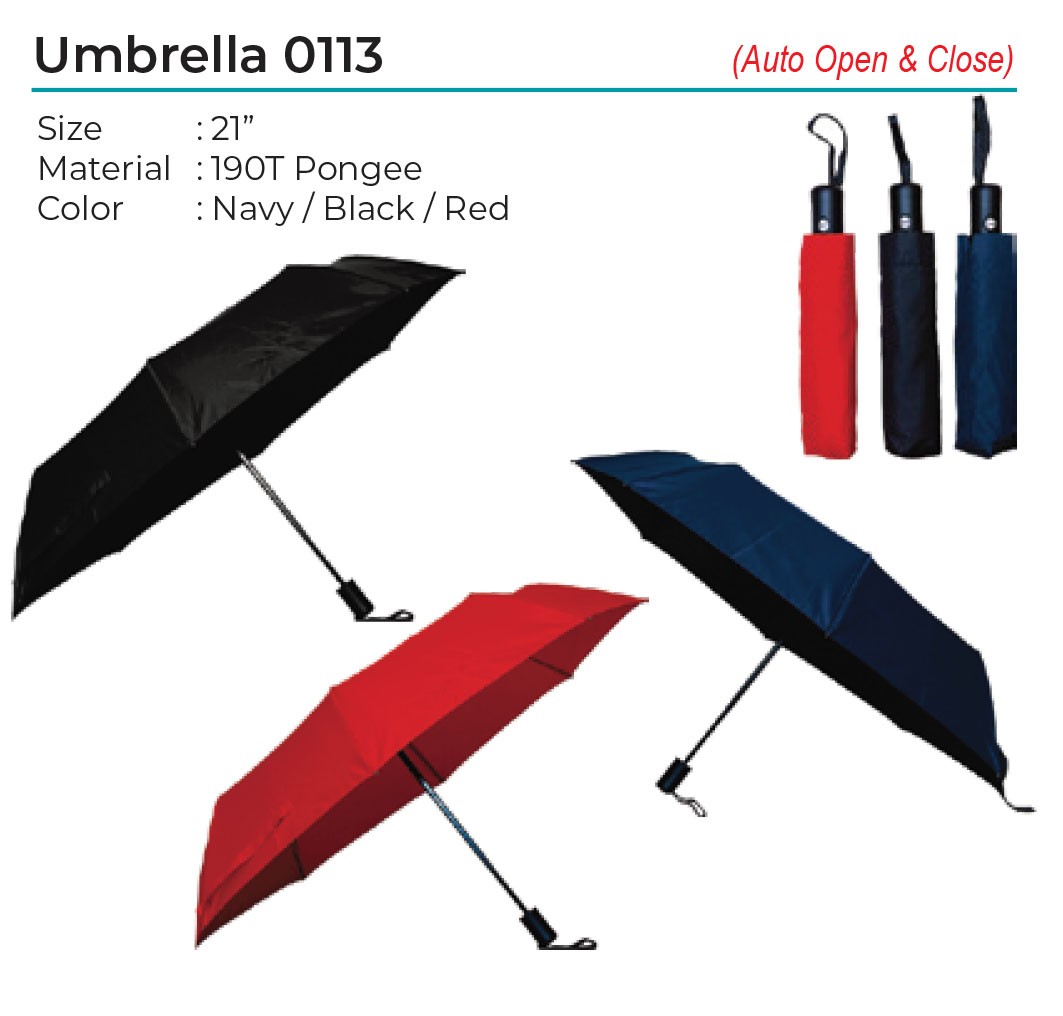 Auto Open & Closed Folding Umbrella 0113