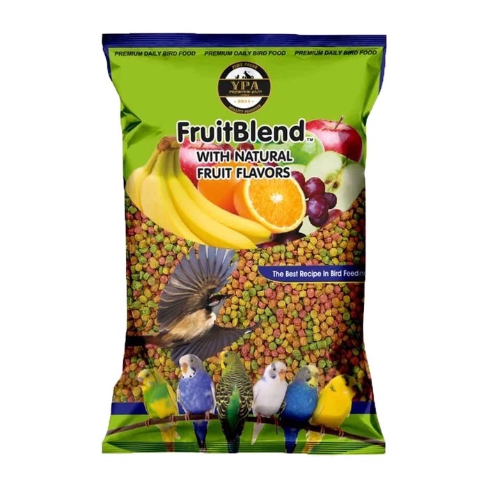 (Buy 2 Free 1 Vitadrop 5ml) YPA Fruit Blend with Natural Fruit Flavours Bird Feed 200g