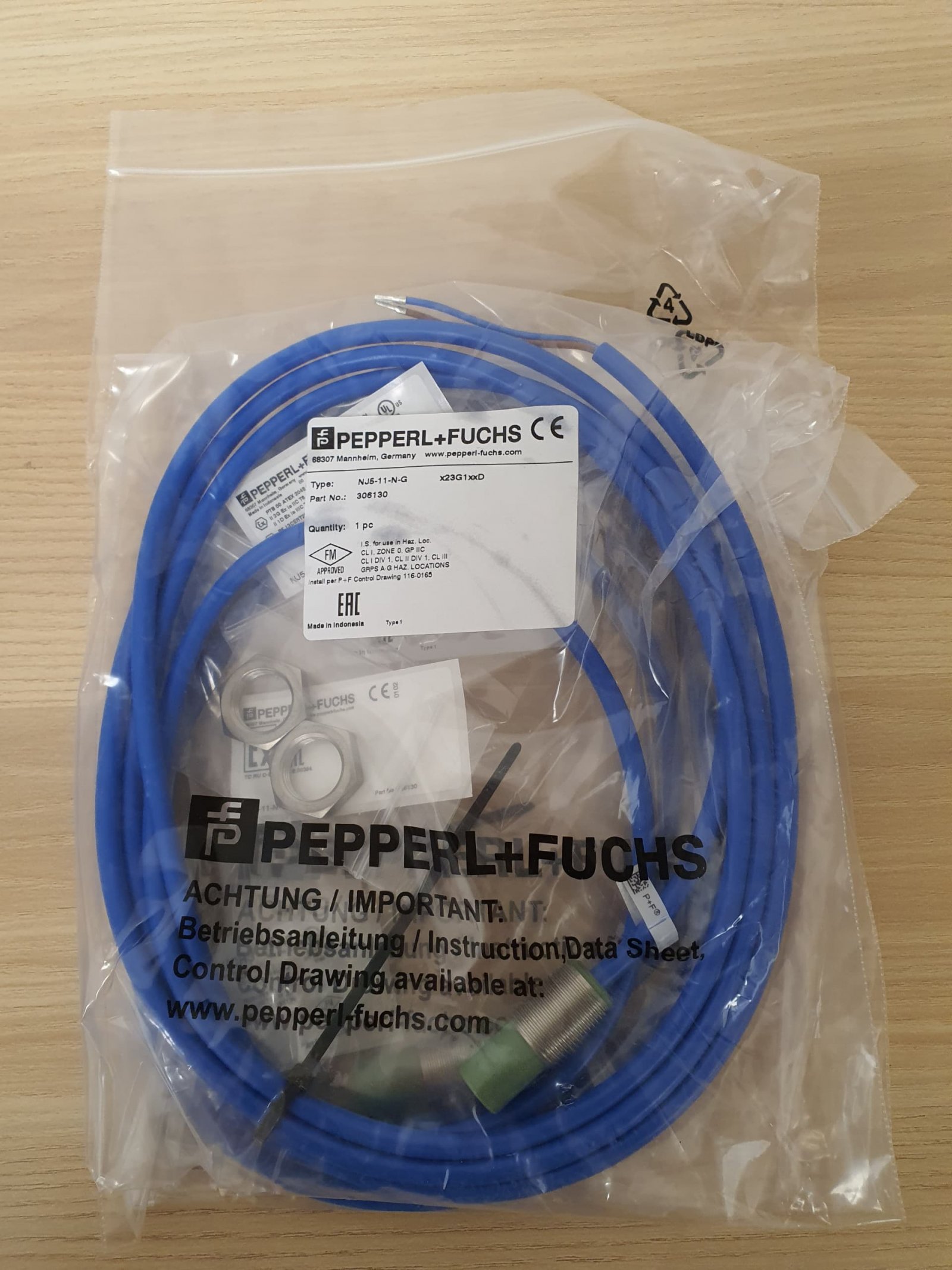 PEPPERL+FUCHS NJ5-11-N-G INDUCTIVE SENSOR MALAYSIA