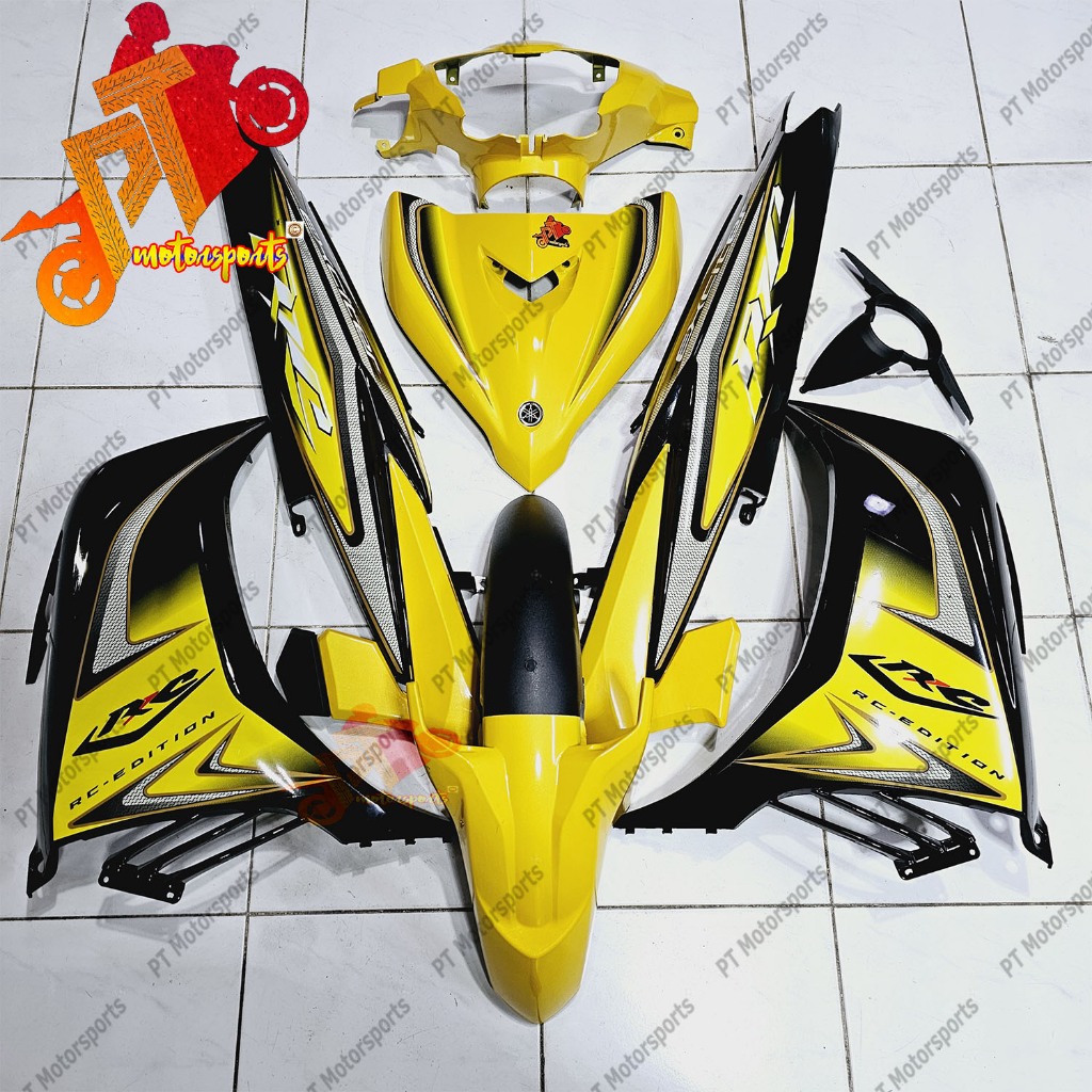 Yamaha LC 135 Cover Set Yellow Black Rc Edition Yellow LC135 V1 V2 V3 V4 V5 V6 V7  61 195
