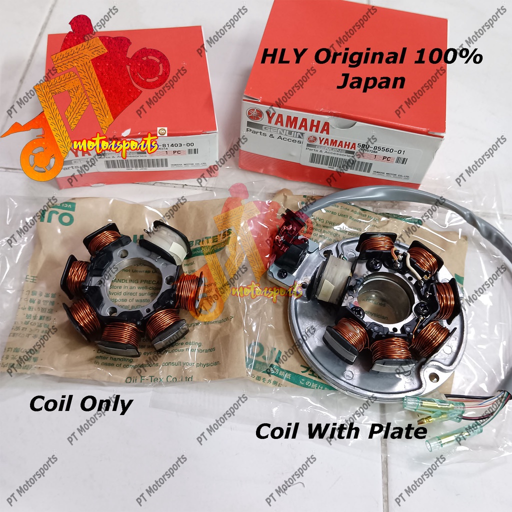 Yamaha Y125 STATOR Y125 BASE ASSY FUEL COIL 125Z 125ZR 100% ORIGINAL HLY Japan - 5BU-85560-01 4AV-81403-00