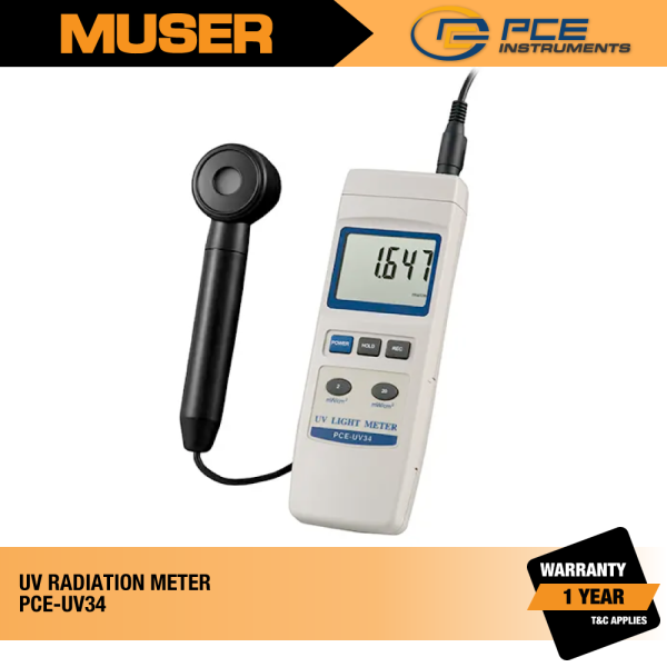 PCE-UV34 UV Radiation Meter | PCE-Instruments by Muser Lux / UVA PCE Instruments Kuala Lumpur (KL), Malaysia, Selangor, Sunway Velocity Supplier, Suppliers, Supply, Supplies | Muser Apac Sdn Bhd
