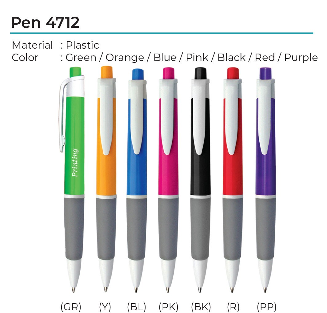 Plastic Ball Pen 4712