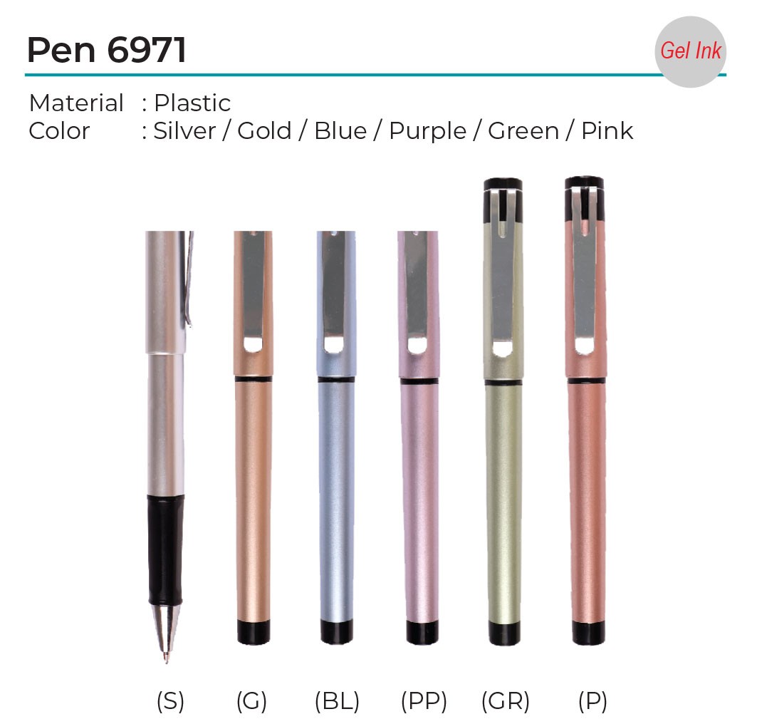 Plastic Gel Ink Pen 6971