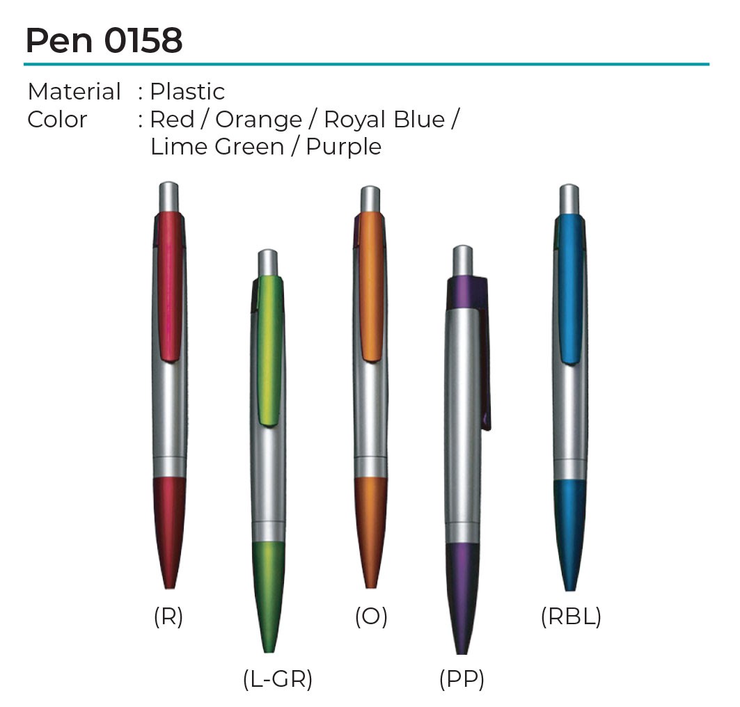 Plastic Ball Pen 0158