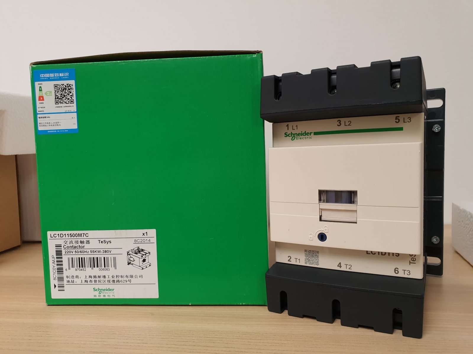 SCHNEIDER LC1D11500M7C 220VAC CONTACTOR MALAYSIA