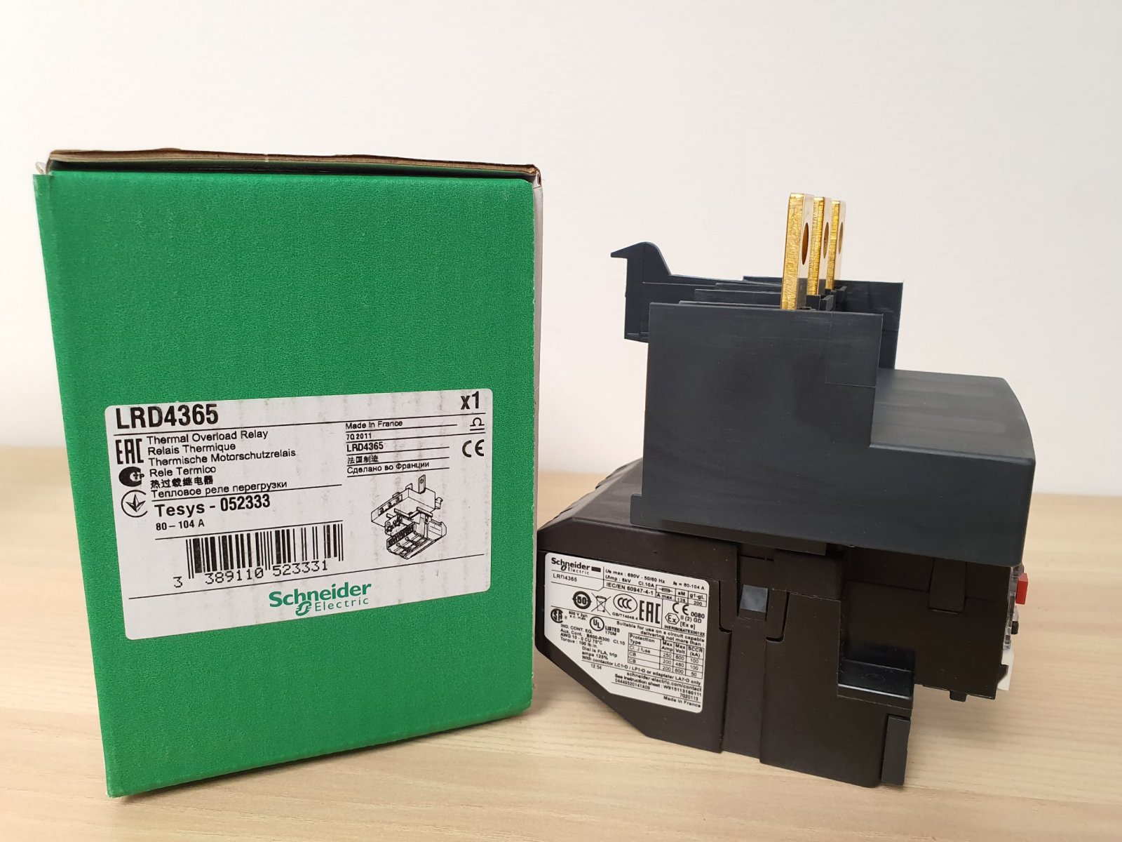 SCHNEIDER LRD4365 THERMAL OVERLOAD RELAYS MALAYSIA