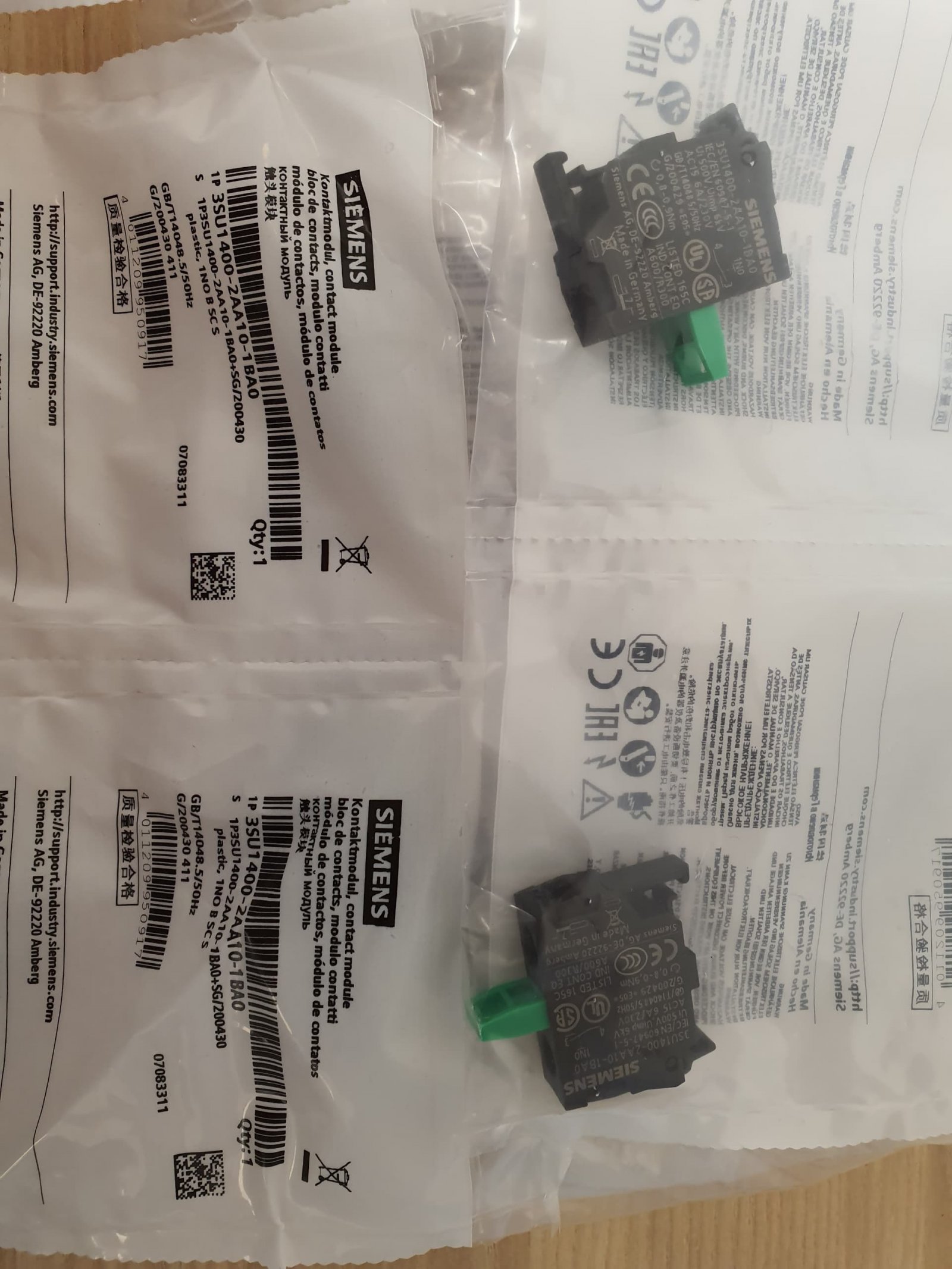SIEMENS 3SU1400-2AA10-1BA0 CONTACT MODULE MALAYSIA