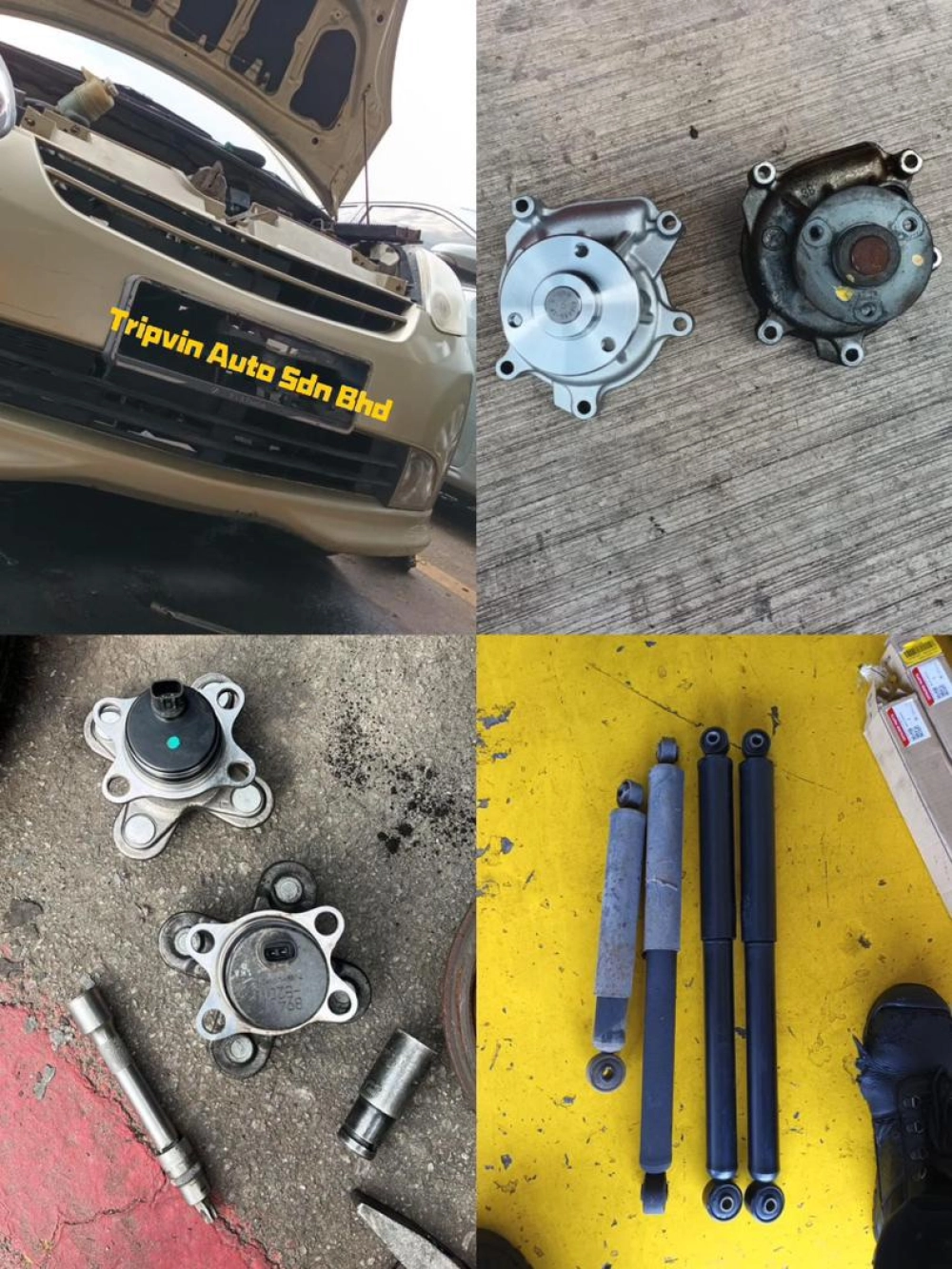Perodua Myvi Rear Wheel Bearing , Rear Absorber , Water Pump Jenjarom ...