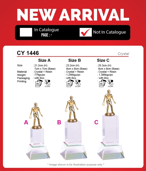 CY 1446 Crystal What's New Malaysia, Melaka, Selangor, Kuala Lumpur (KL), Johor Bahru (JB), Singapore Supplier, Manufacturer, Wholesaler, Supply | ALLAN D'LIOUS MARKETING (MALAYSIA) SDN. BHD.