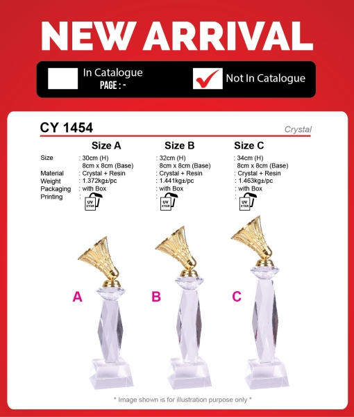 CY 1454 Crystal What's New Malaysia, Melaka, Selangor, Kuala Lumpur (KL), Johor Bahru (JB), Singapore Supplier, Manufacturer, Wholesaler, Supply | ALLAN D'LIOUS MARKETING (MALAYSIA) SDN. BHD.