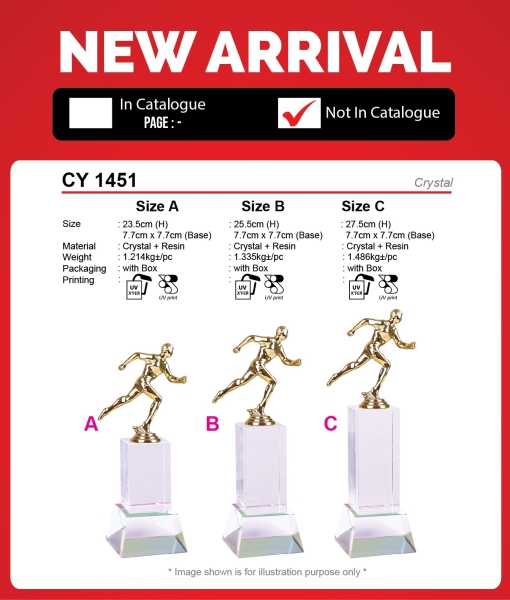 CY 1451 Crystal What's New Malaysia, Melaka, Selangor, Kuala Lumpur (KL), Johor Bahru (JB), Singapore Supplier, Manufacturer, Wholesaler, Supply | ALLAN D'LIOUS MARKETING (MALAYSIA) SDN. BHD.