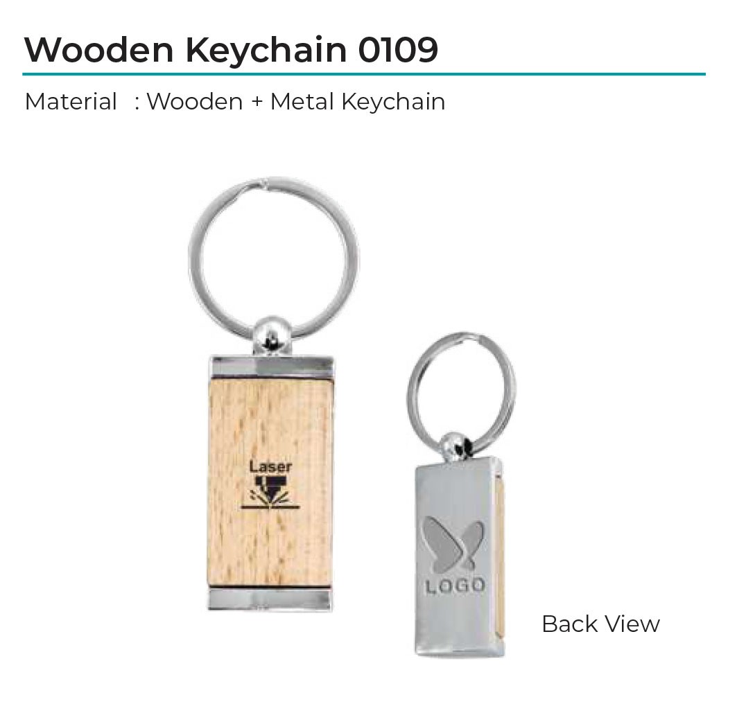 Wooden Keychain 0109