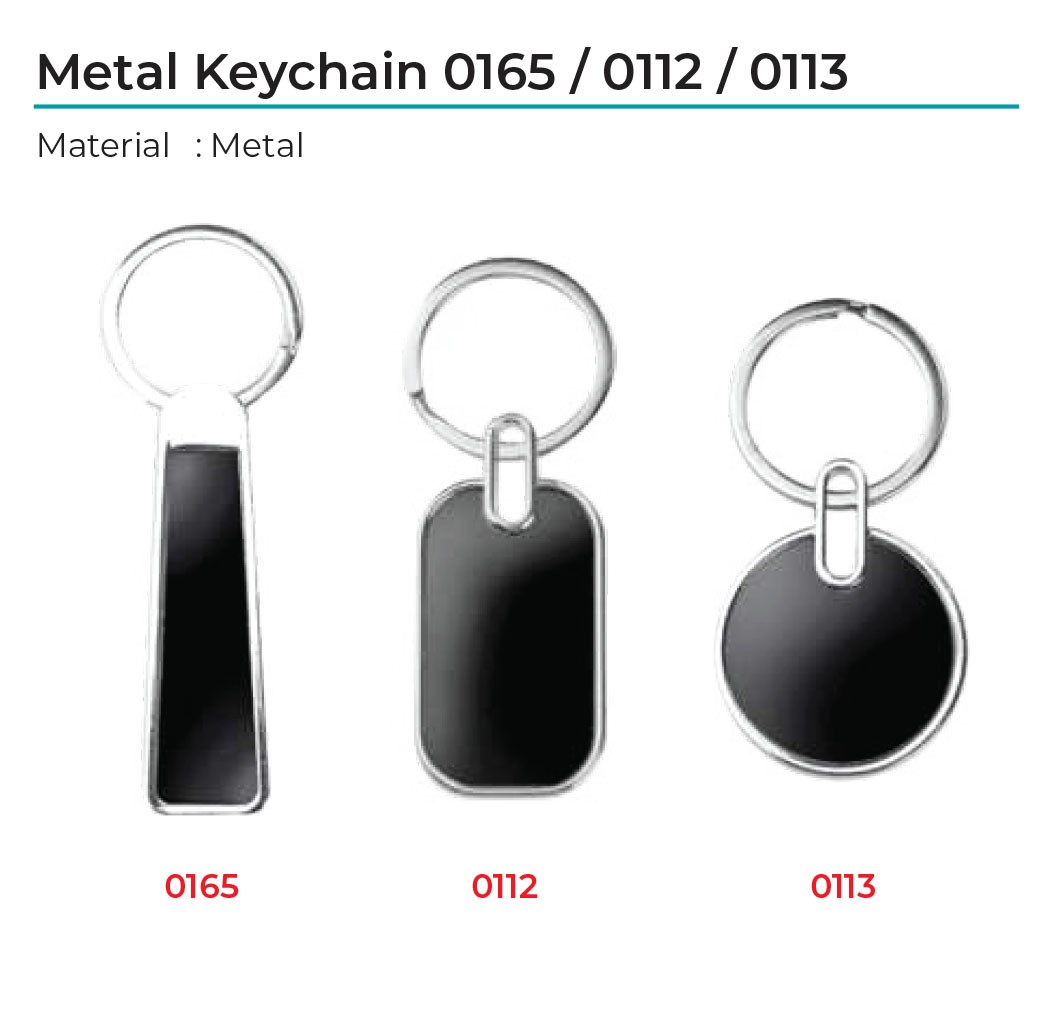 Metal Keychain 0165 / 0112 / 0113