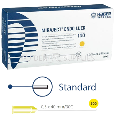 MIRAJECT ENDO LUER, FINE 0.3MM x 40MM/30G #254222 Root Canal Treatment / Endo Dentistry Selangor, Malaysia, Kuala Lumpur (KL), Shah Alam Supplier, Distributor, Supply, Supplies | MJ Dental Supplies