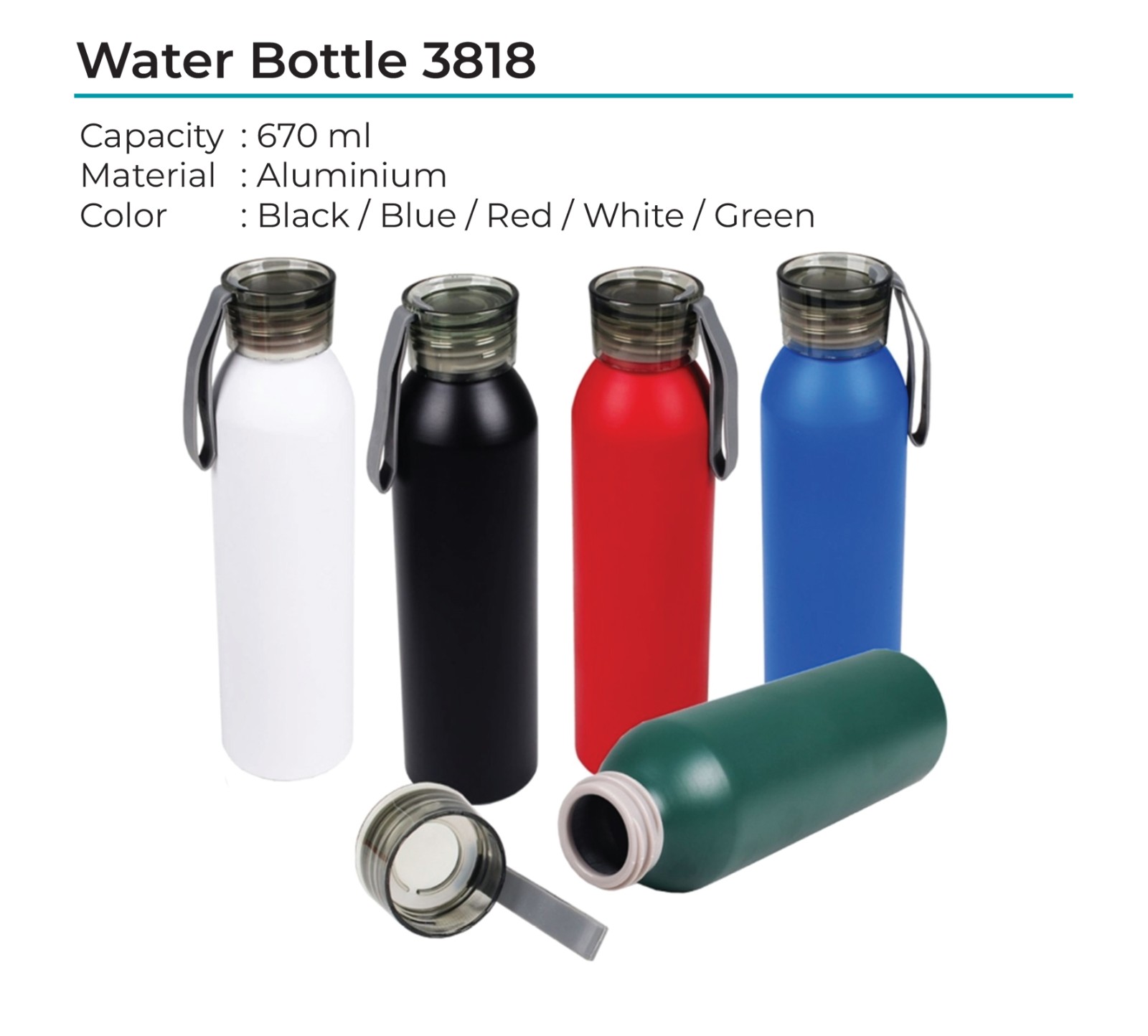 Aluminium Sports Bottle 3818