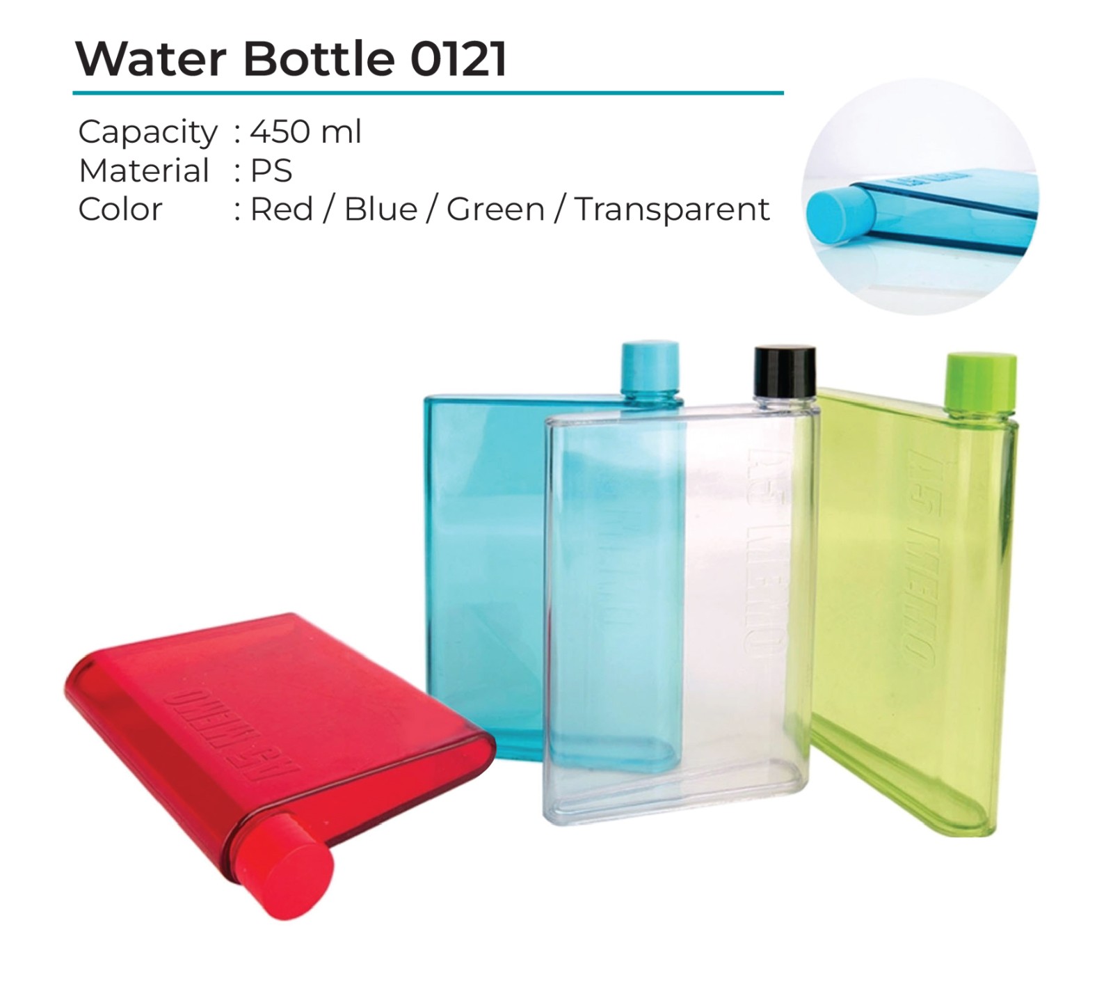 Memo Water Bottle 0121