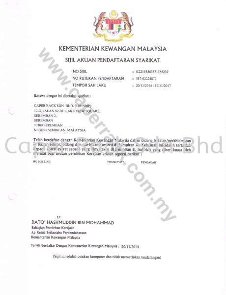 We Are Accept L.O Online (e-Perolehan)