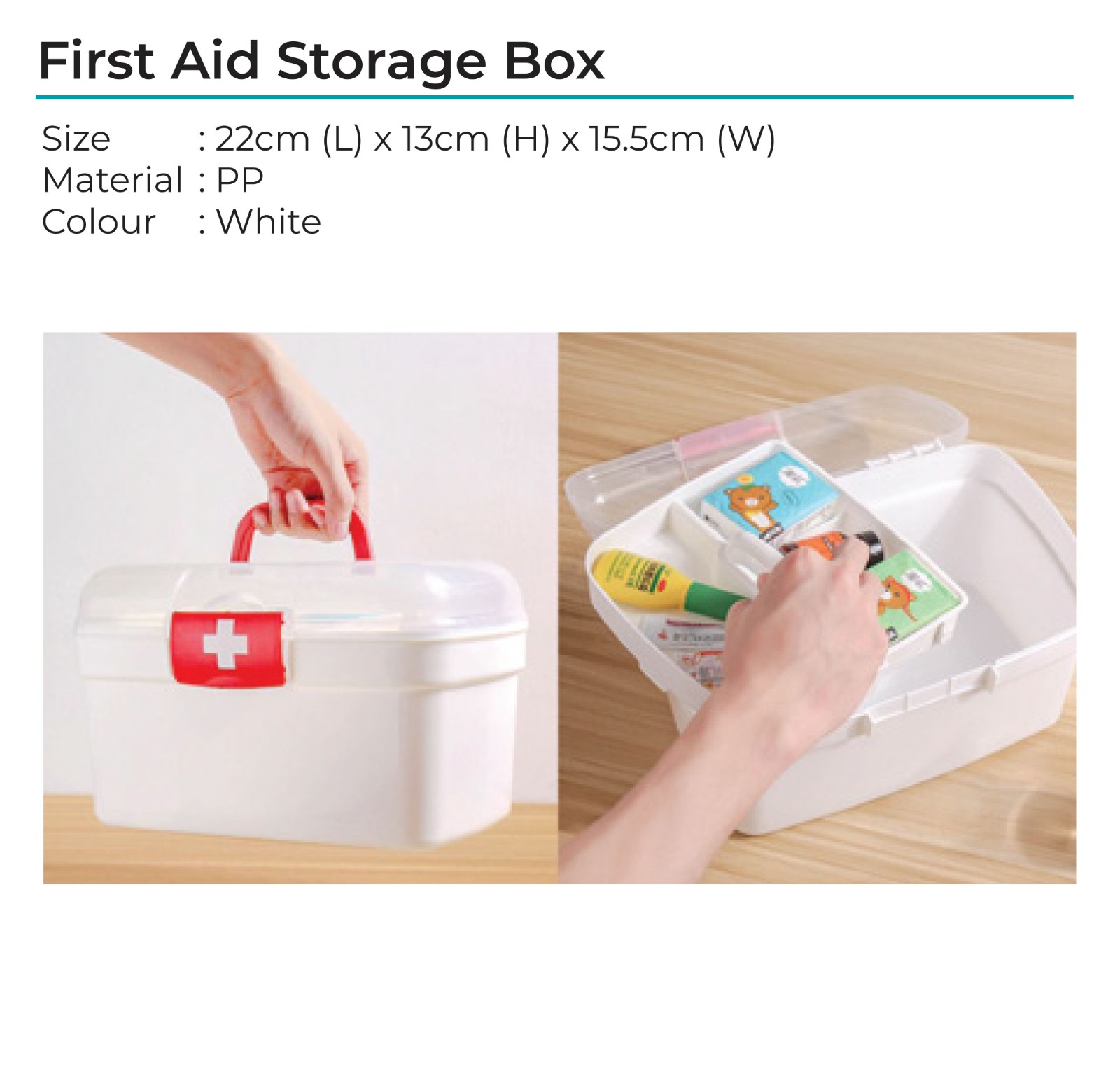 First Aid Kit Storage Box