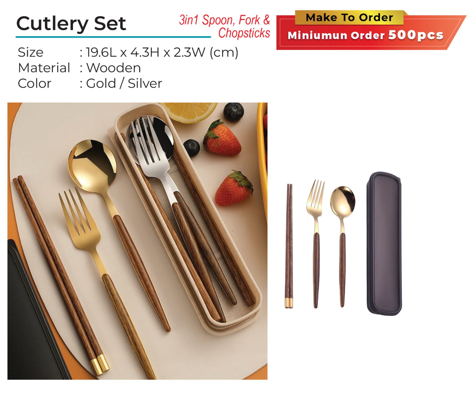 Custom Made Cutlery Set