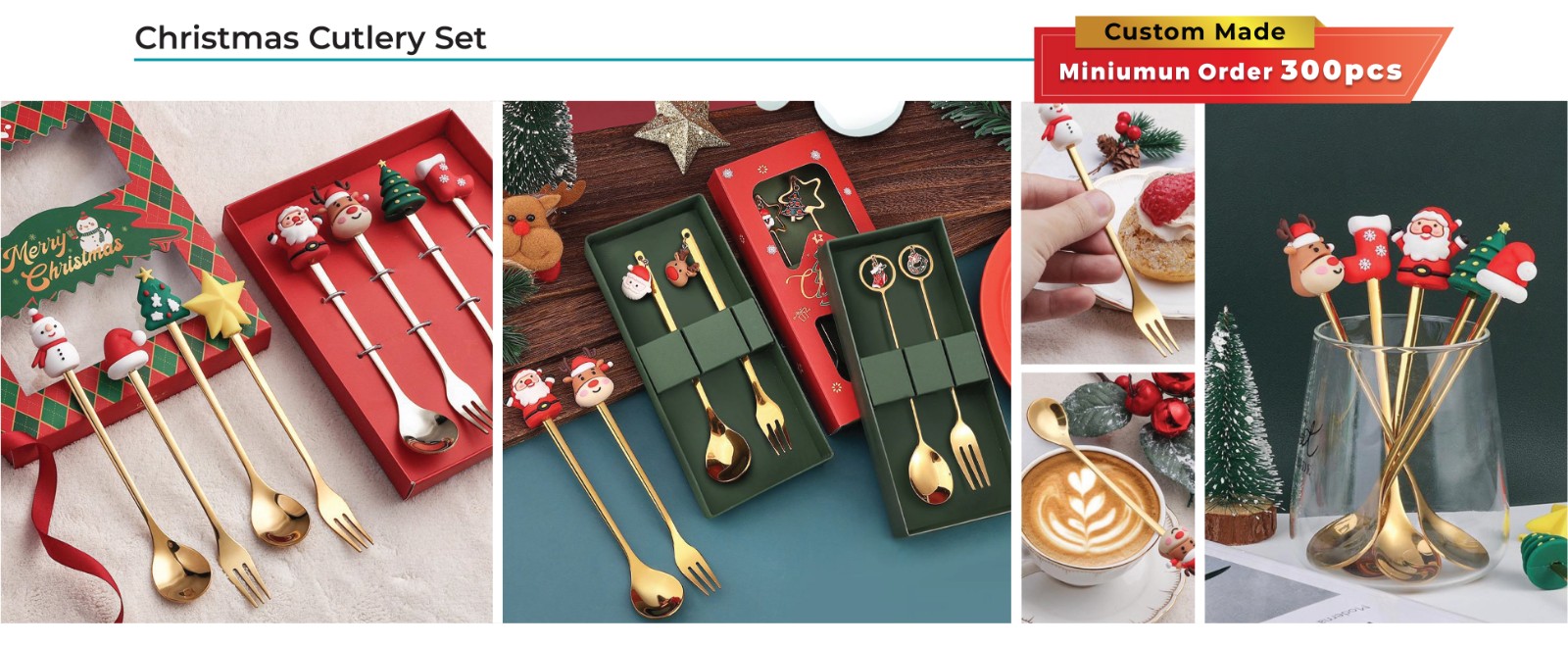 Chirstmas Cutlery Set