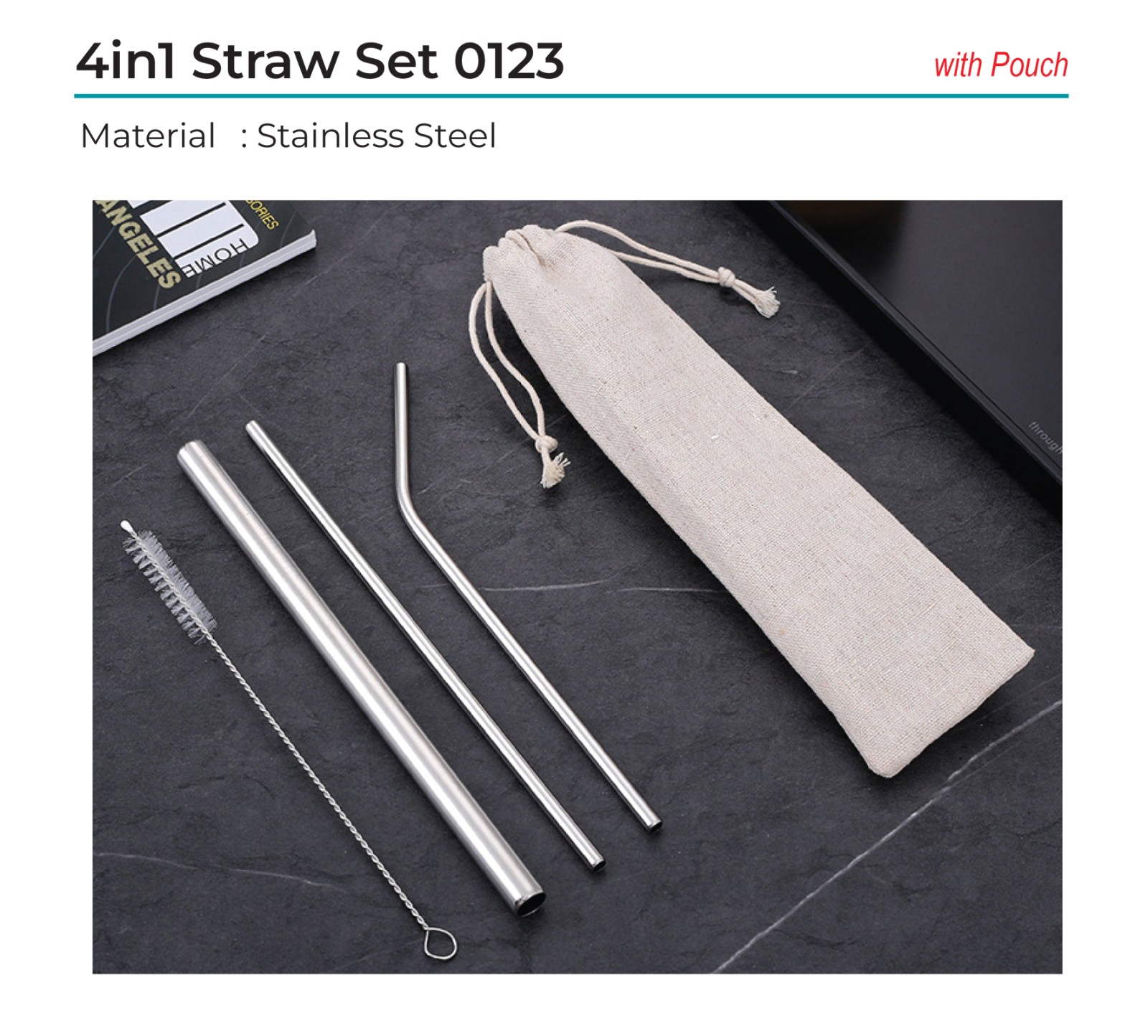 4in1 Straw Set 0123