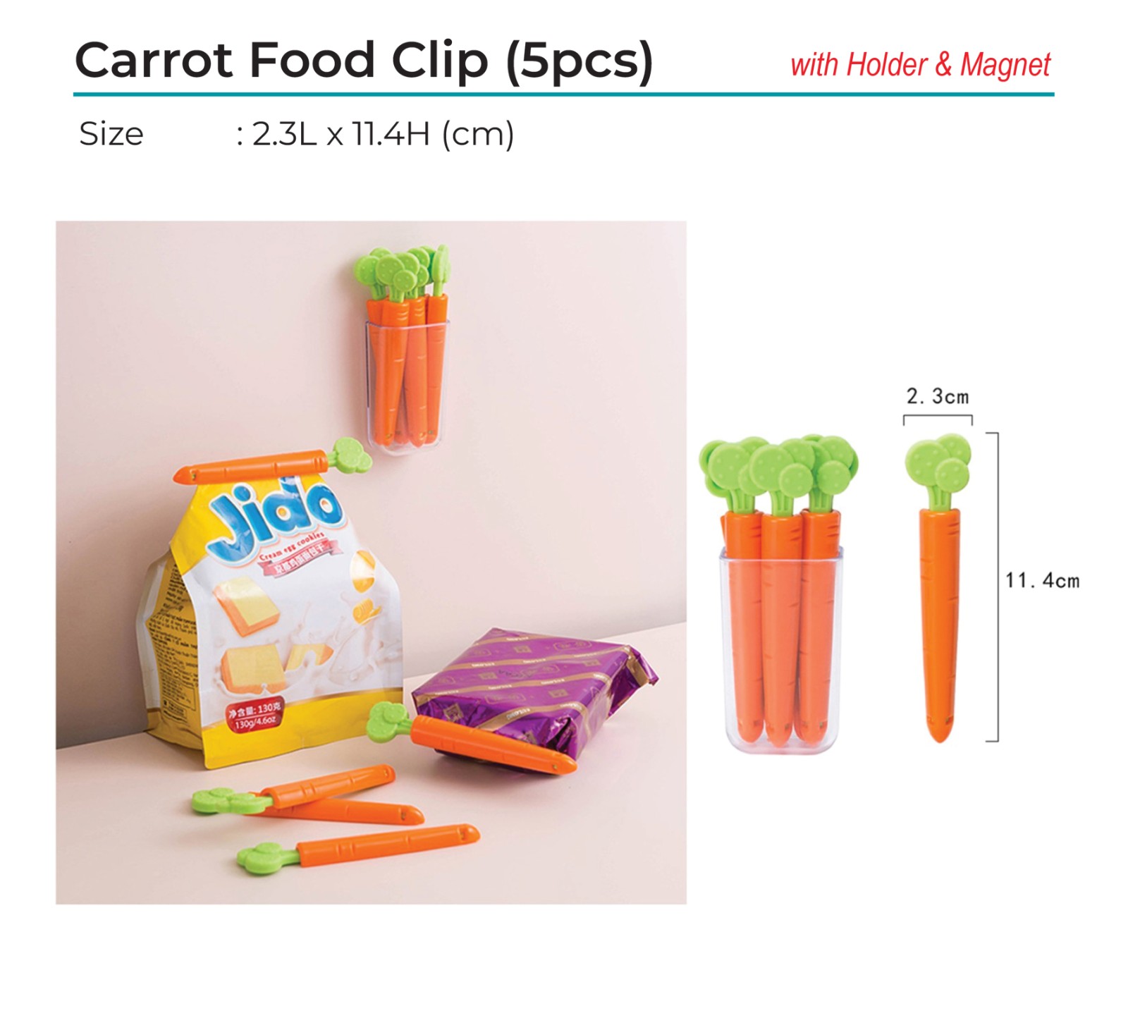 Carrot Food Clip