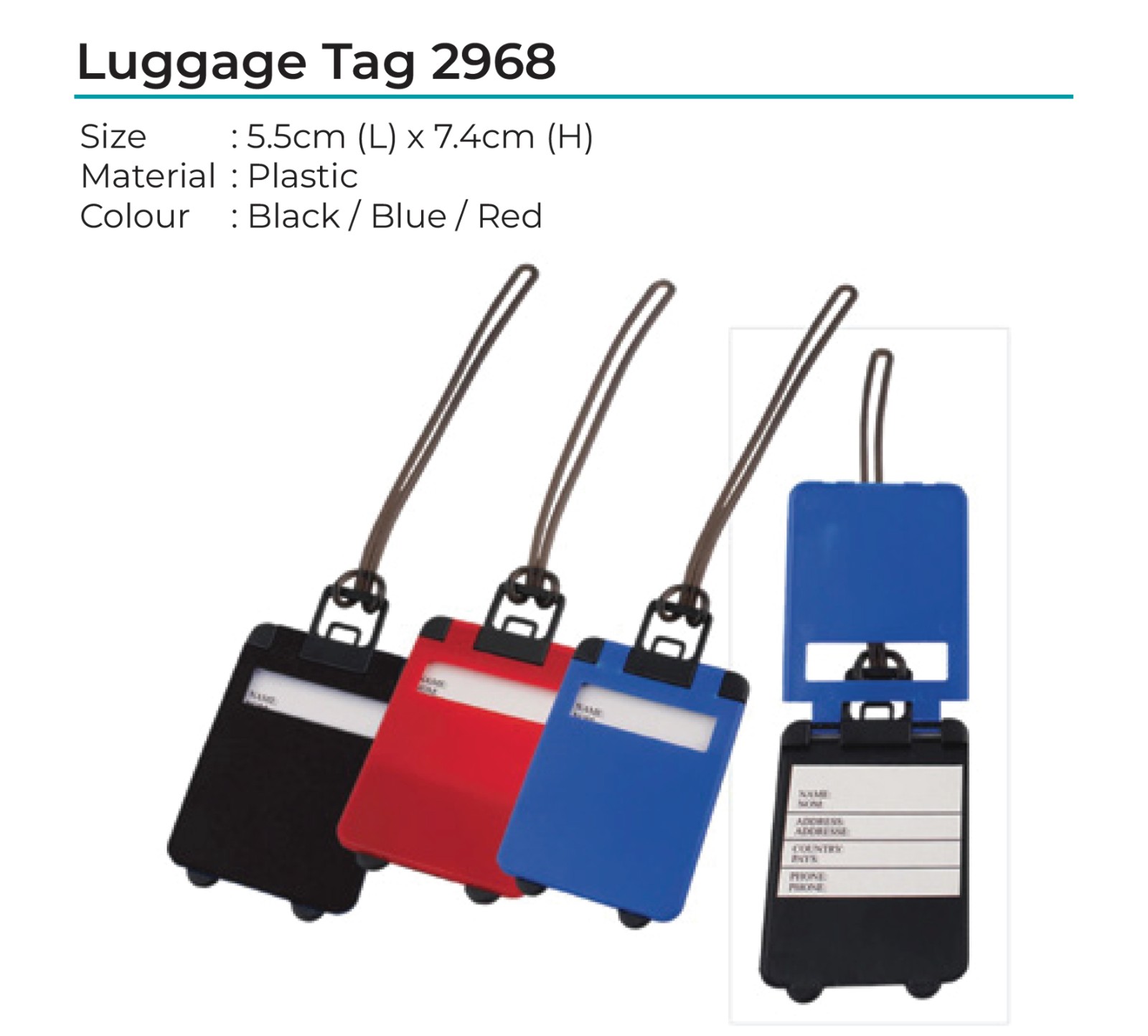 Luggage Tag 2968
