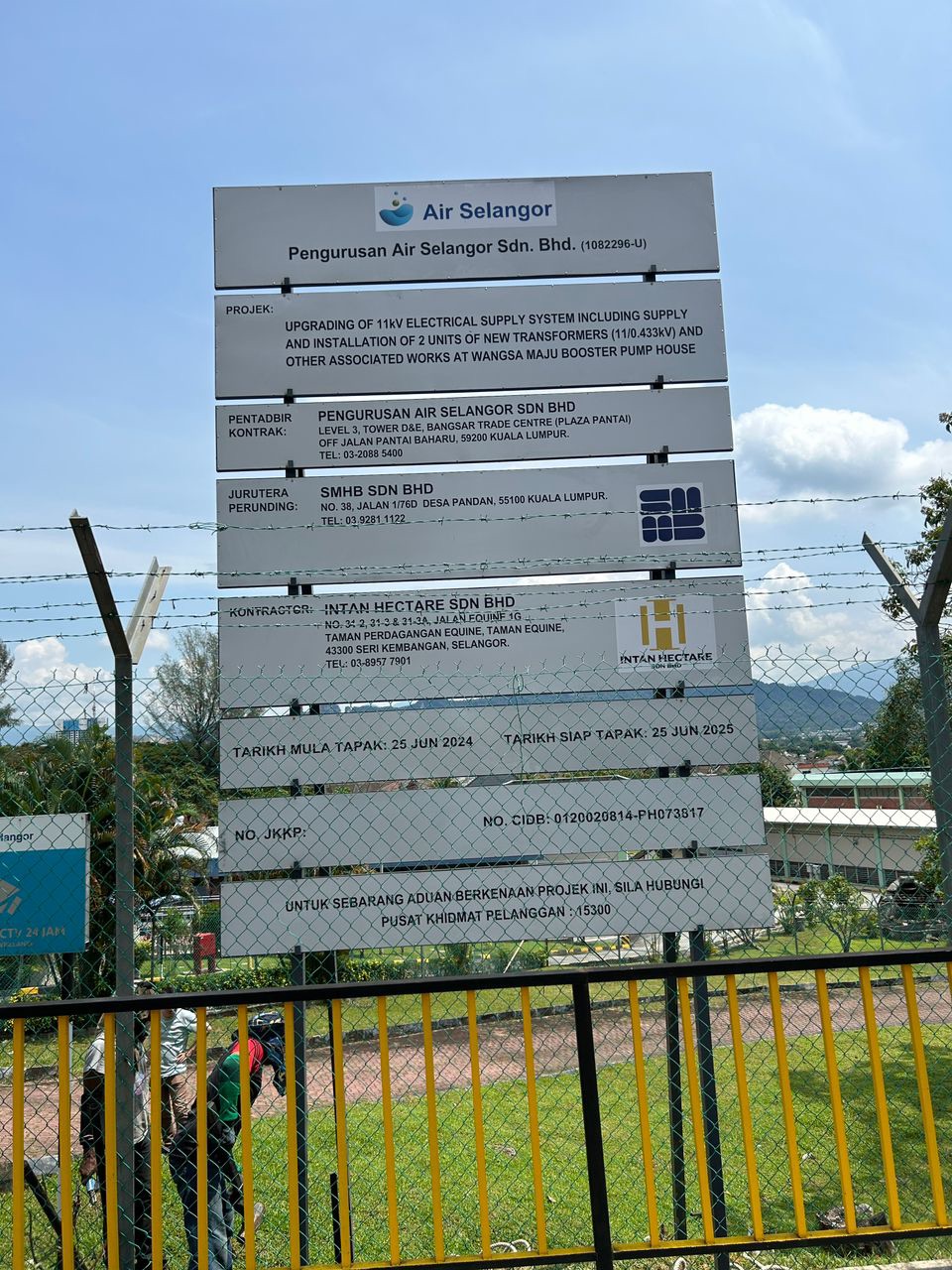 air selangor project signboard