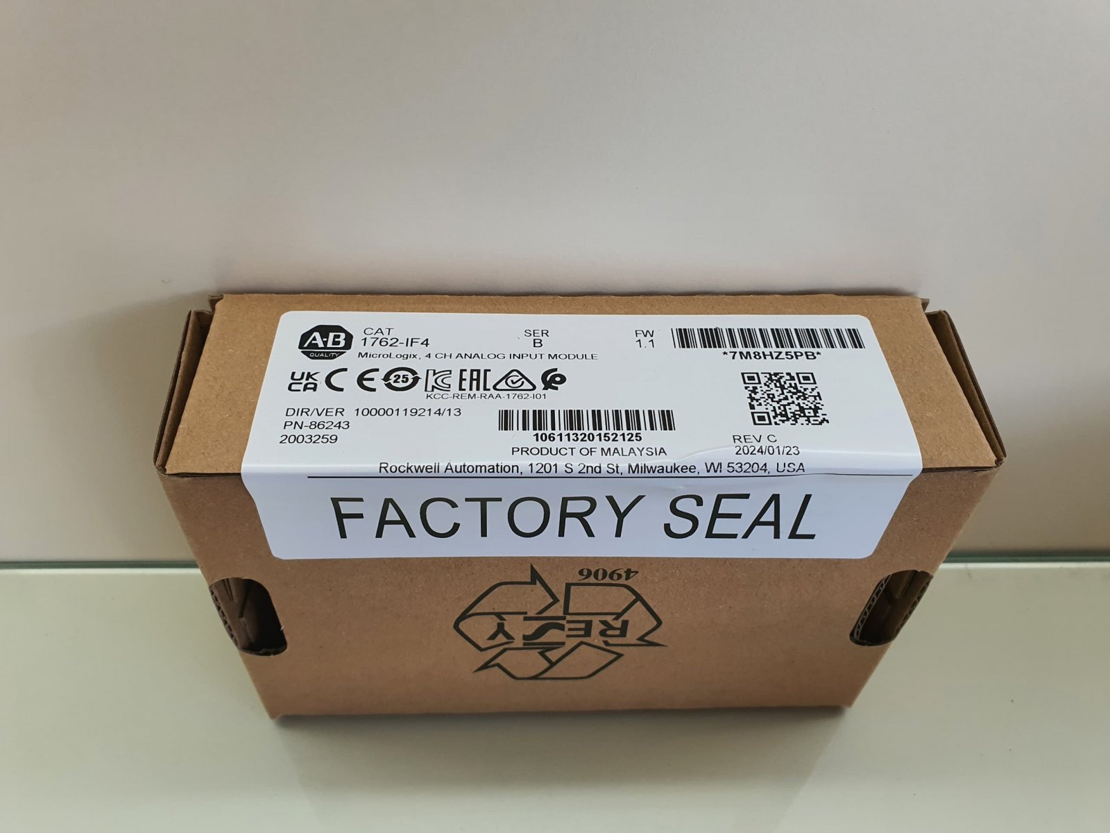 Allen Bradley 1762-IF4 Analog Input Malaysia