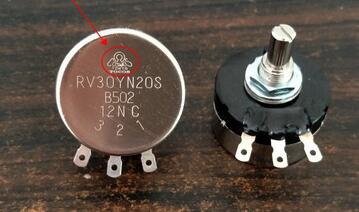 RV30YN 20S B502 5K 3W SINGLE TURN CARBON POTENTIOMETER(ADJUSTABLE RESISTORS)