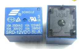 SRU-12VDC-SL-C 12V 10A 5PINS