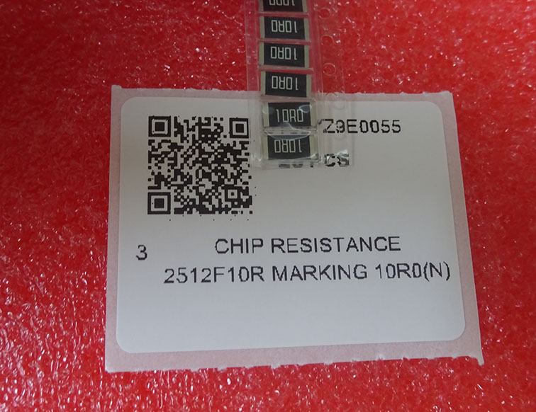 CHIP resistance 2512F10R MARKING 10R0