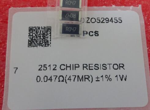 2512 Chip Resistor 0.047惟(47mR) 卤1% 1W