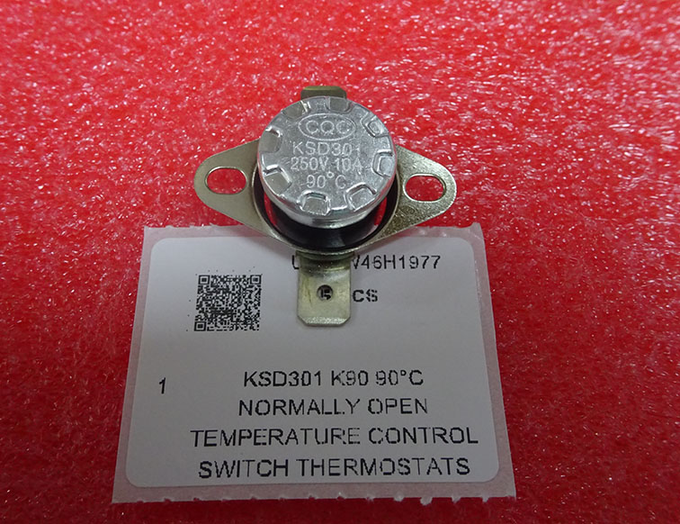 KSD301 K90 90掳C Normally Open Temperature Control Switch Thermostats (5pcs)