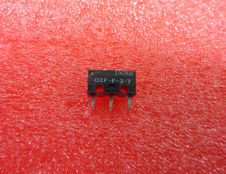 Mouse micro switch OMRON D2F-F-3-7 (red point) 12.8*5.8*10mm 0.74N