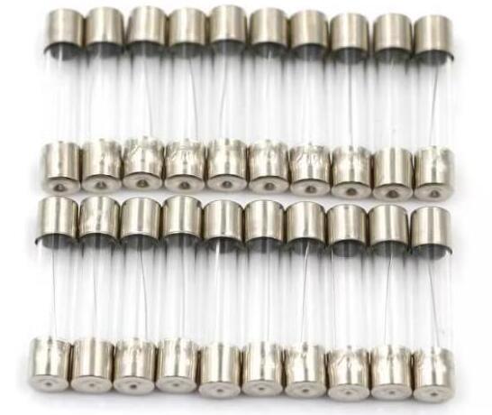 5*20mm 5A 250V Fast Blow Glass Fuses (100pcs)