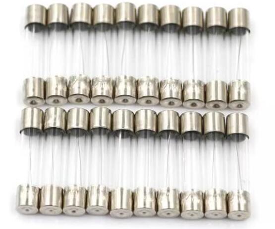 5*20mm 7A 250V Fast Blow Glass Fuses (100pcs)