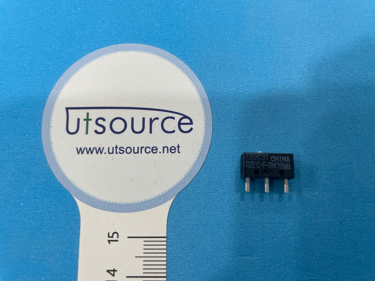 Mouse micro switch OMRON D2FC-F-7N (10M) (white point) 12.8*5.8*10mm 0.74N
