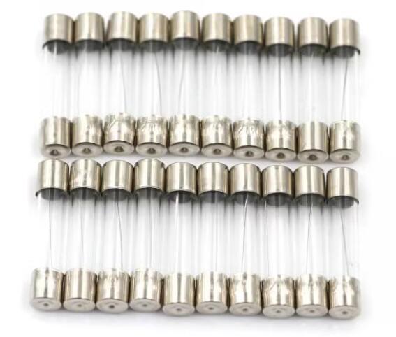 7*45mm 5A 250V Fast Blow Glass Fuses (100pcs)