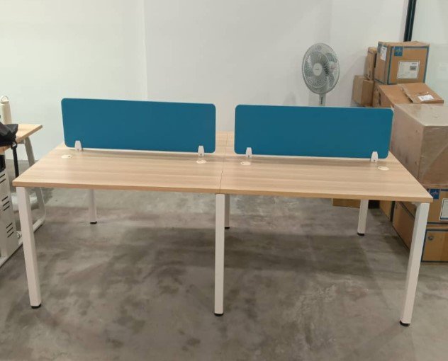 Office Furniture Langkawi | Office Workstation Langkawi | Office Workstation Table Cluster Of 4 Seat