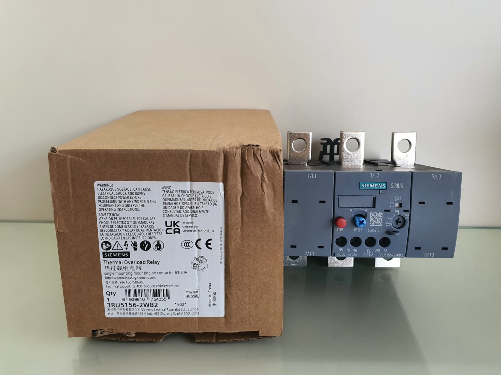 Siemens 3RU5156-2WB2 Overload Relay Malaysia