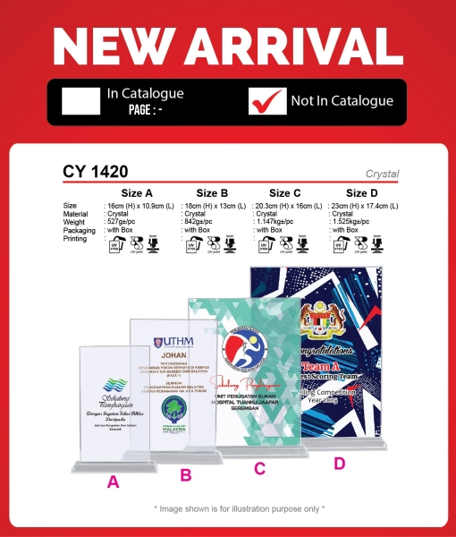 CY 1420 Crystal What's New Malaysia, Melaka, Selangor, Kuala Lumpur (KL), Johor Bahru (JB), Singapore Supplier, Manufacturer, Wholesaler, Supply | ALLAN D'LIOUS MARKETING (MALAYSIA) SDN. BHD.