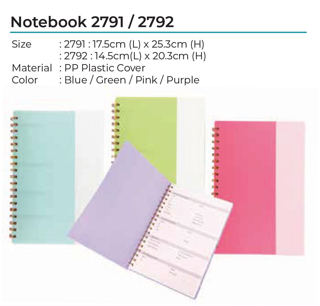 Notebook 2791 / 2792